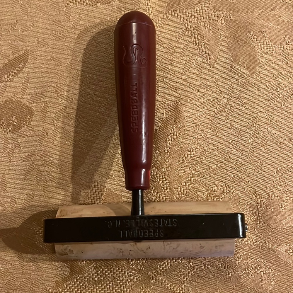 Speedball soft rubber Brayer 4”